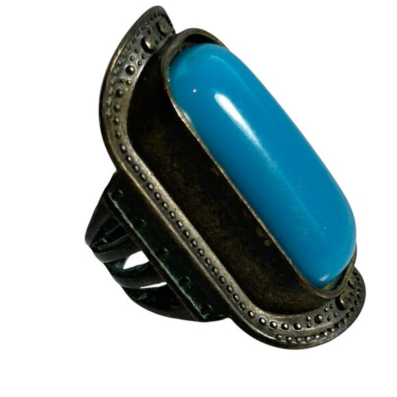 Turquoise Statement Ring - Picture 5 of 11
